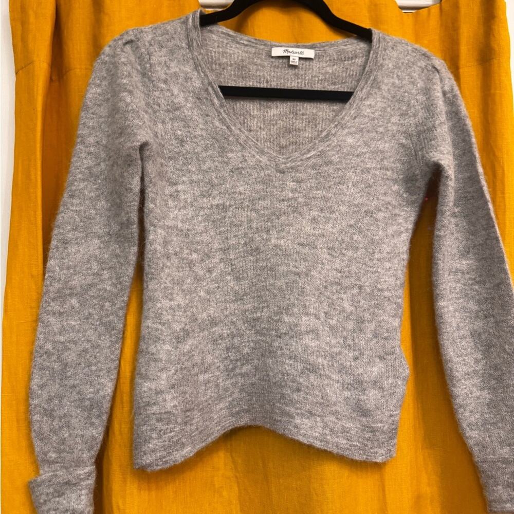 Madewell Alpaca-Blend V Neck Sweater XSm
